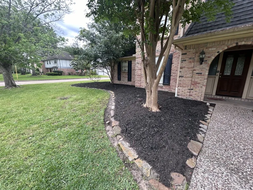 Local lawn mowing service in Humble, TX by Greenway Landscaping & Concrete Services