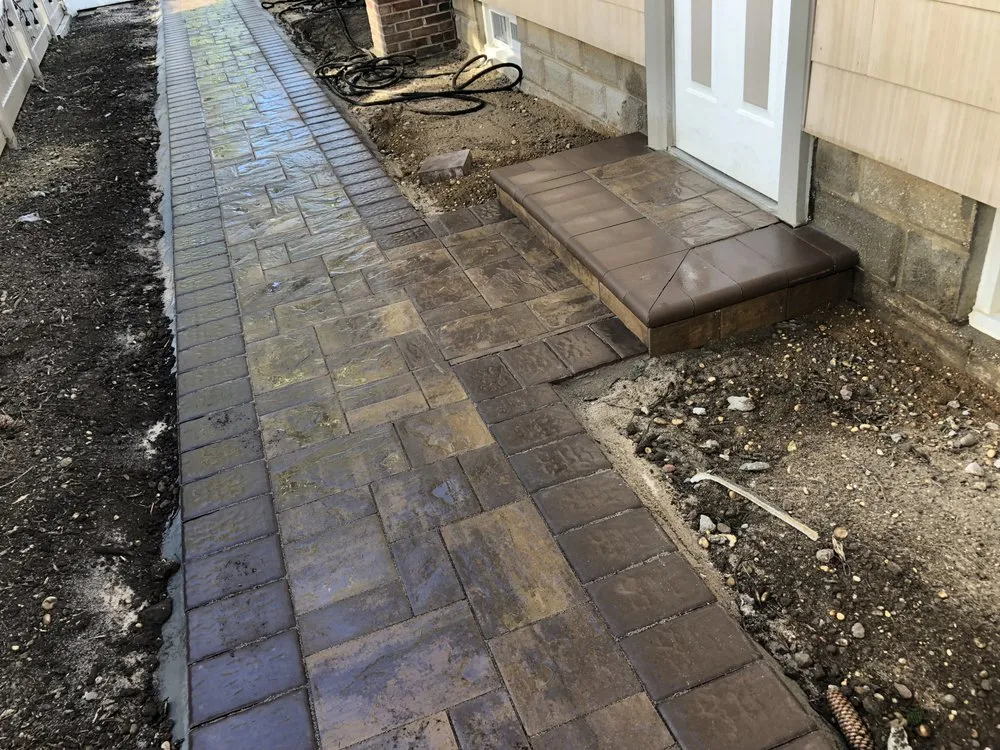 Professional residential landscaping for residential properties in Oceanside, NY by Greenway Landscaping & Masonry