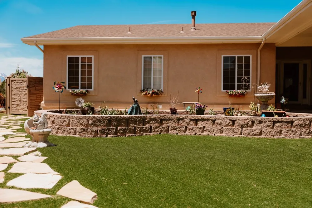 Professional outdoor landscaping with custom design in Colorado Springs, CO by Greenway Landscaping