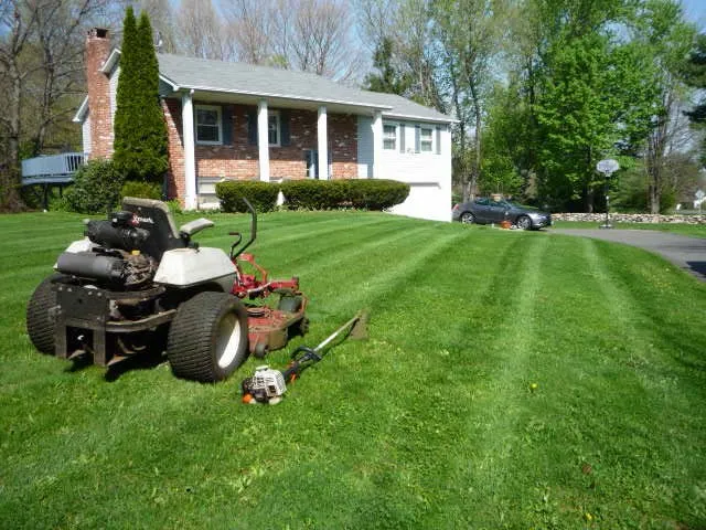 Professional yard cleanup service near you in Danbury, CT by Greenway Property Maintenance