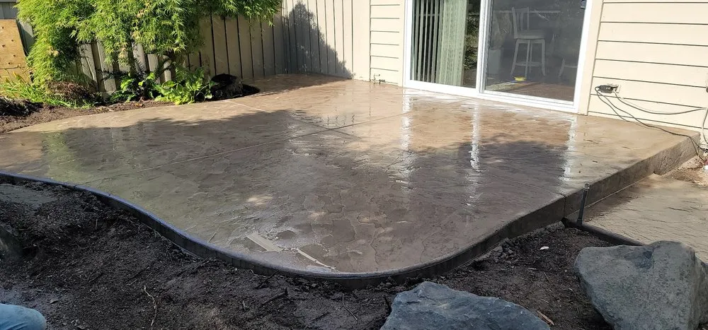 Custom landscape installation in Woodburn, OR by Greenwood Landscape