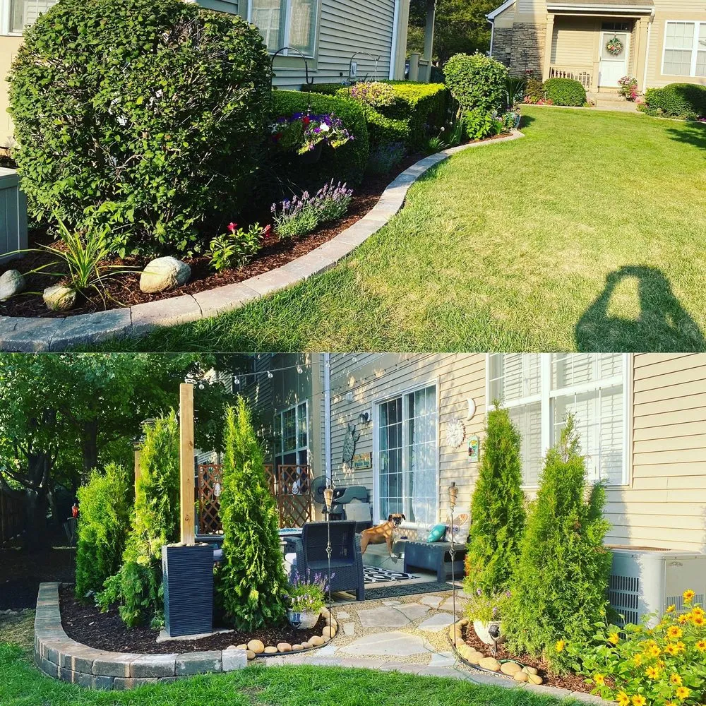 Custom yard cleanup service in Plainfield, IL - Greenwood Lawn Services