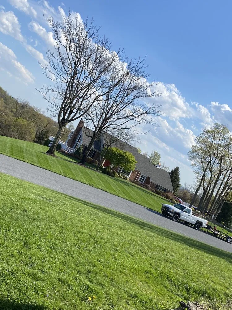 Custom landscape installation in Easton, PA by GreenWorks Lawn & Landscape Services