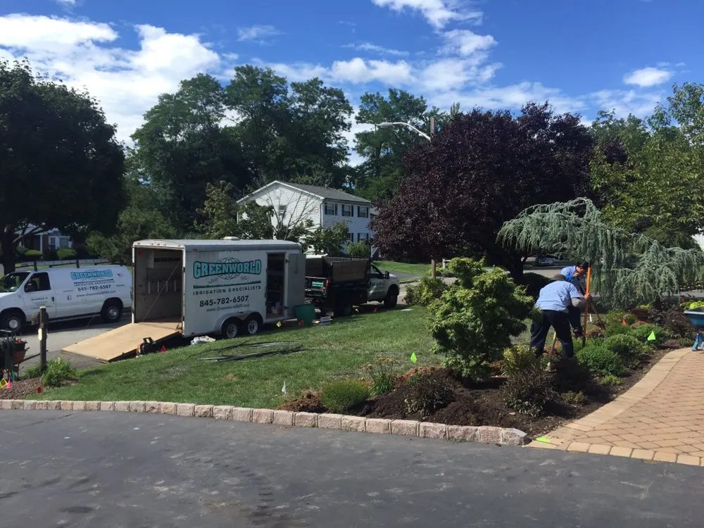 Trusted landscape installation in Haverstraw, NY by Greenworld Irrigation & Lighting