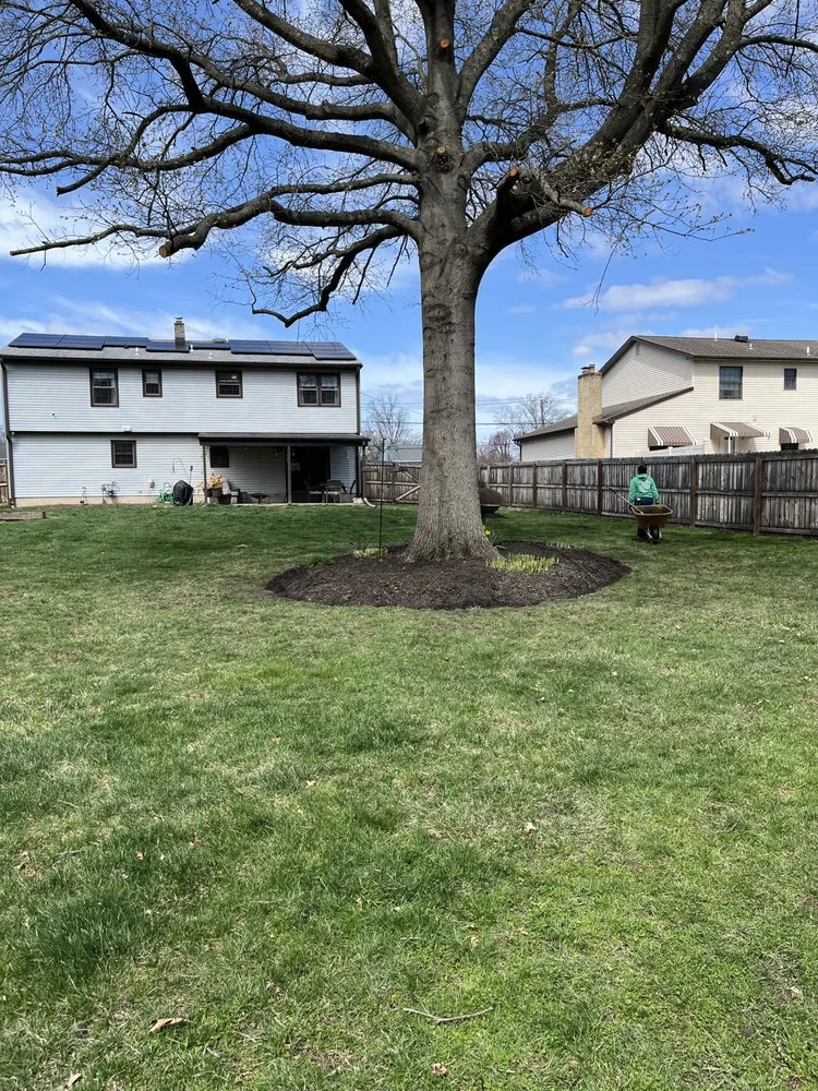 Custom lawn mowing service for homes in Hamilton, NJ by Greenworld James Landscaping