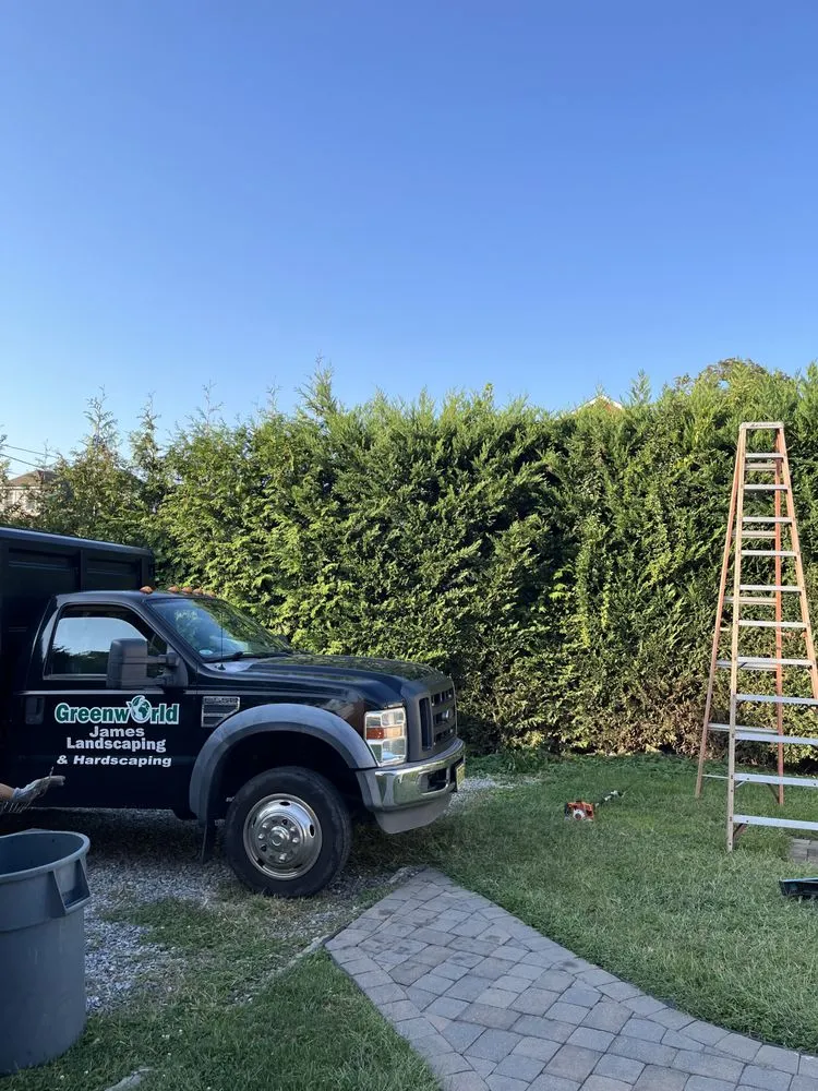 Professional garden landscaping with custom design in Hamilton, NJ by Greenworld James Landscaping