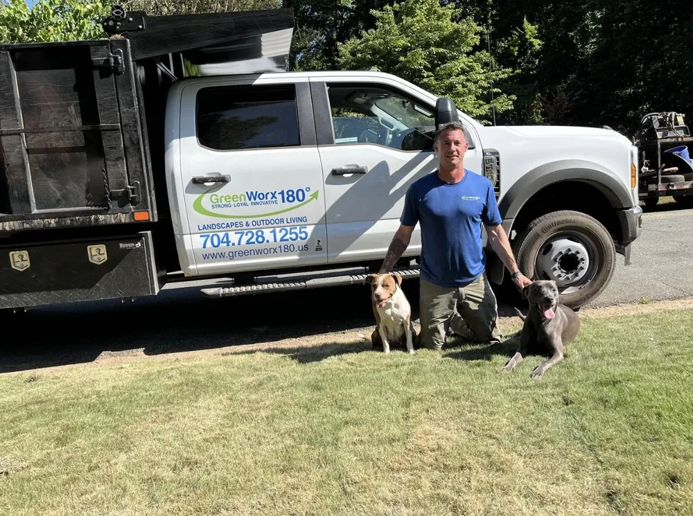 Custom residential landscaping in Charlotte, NC by GreenWorx180