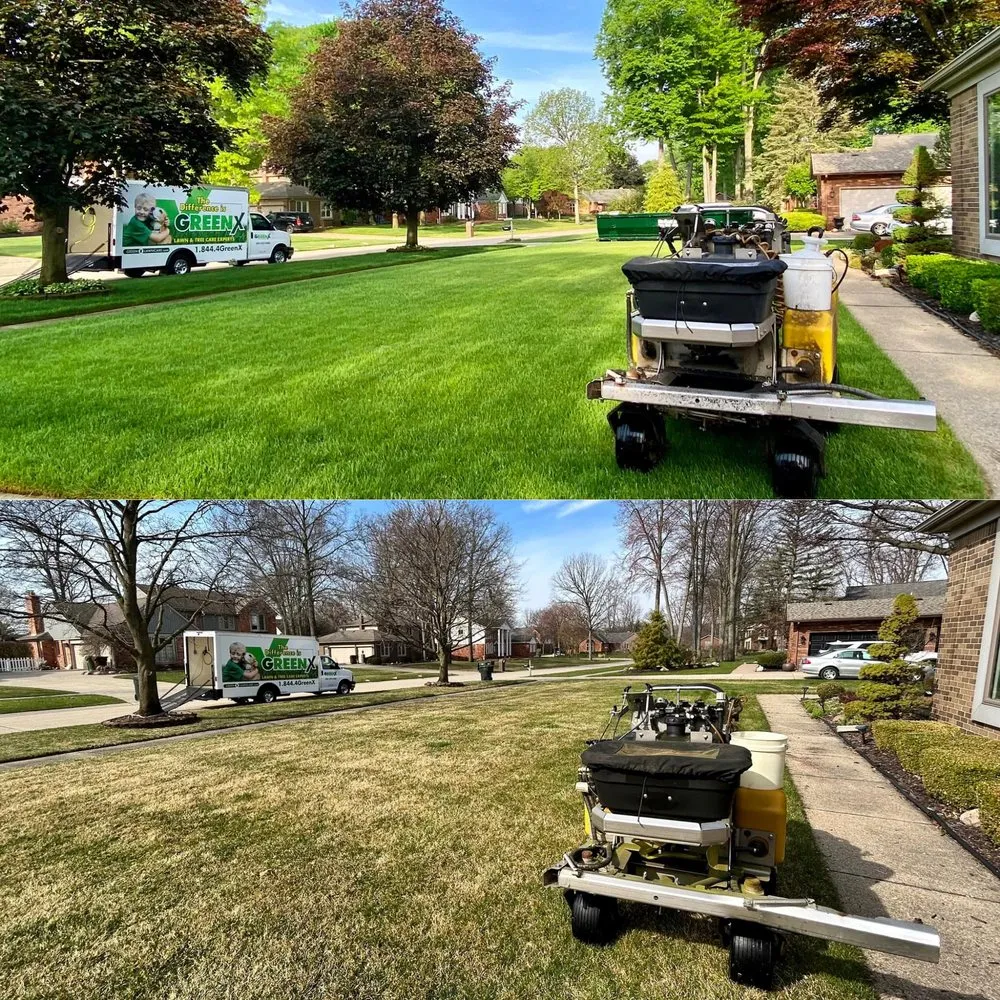 Local landscape installation in Shelby Township, MI by GreenX Lawn and Tree Care