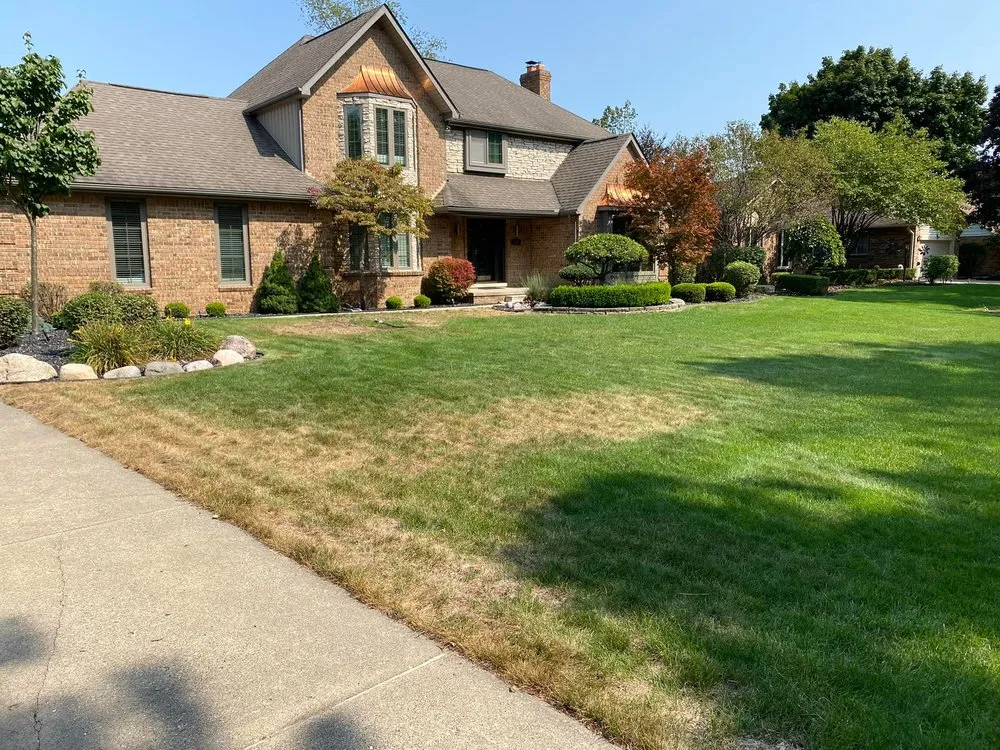 Custom outdoor landscaping in Shelby Township, MI by GreenX Lawn and Tree Care