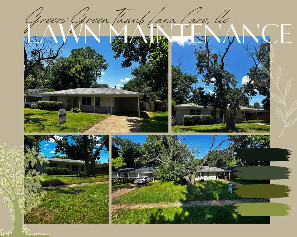 Reliable landscape design near you across Shreveport, LA - Greer’s Green Thumb Lawn Care