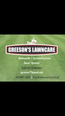 Greesons lawn care