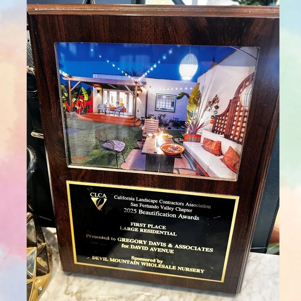 Top-rated lawn mowing service with custom design in Culver City, CA by Gregory Davis & Associates