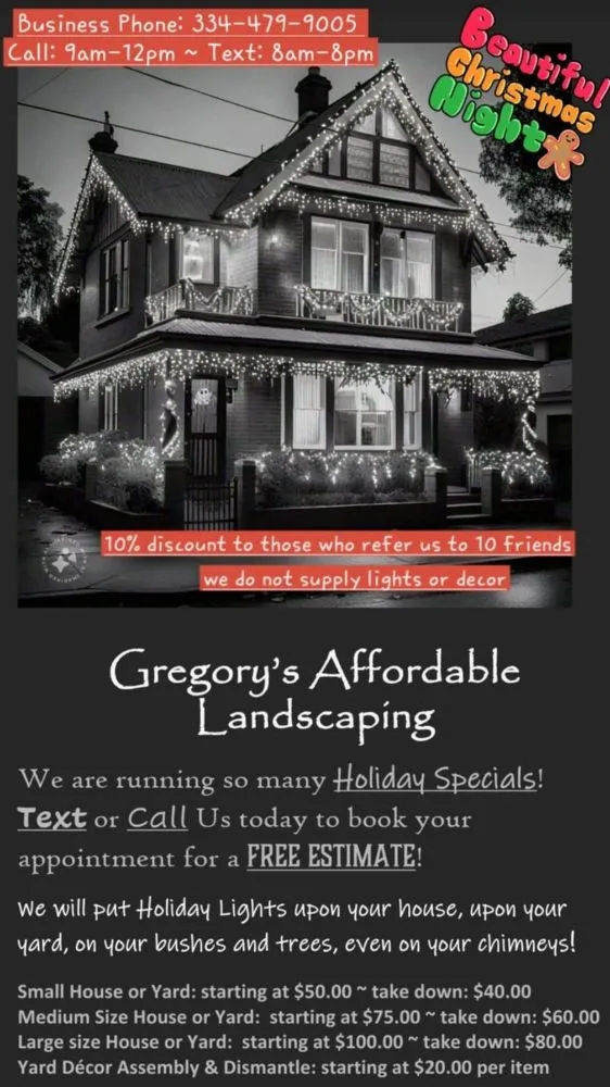 Expert outdoor landscaping experts serving Memphis, TN - Gregory's Affordable Landscaping