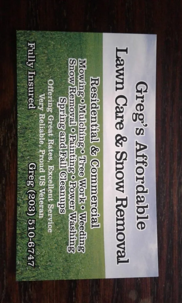 Professional landscaping services in Watertown, CT by Greg's Affordable Lawn Care & Snow Removal