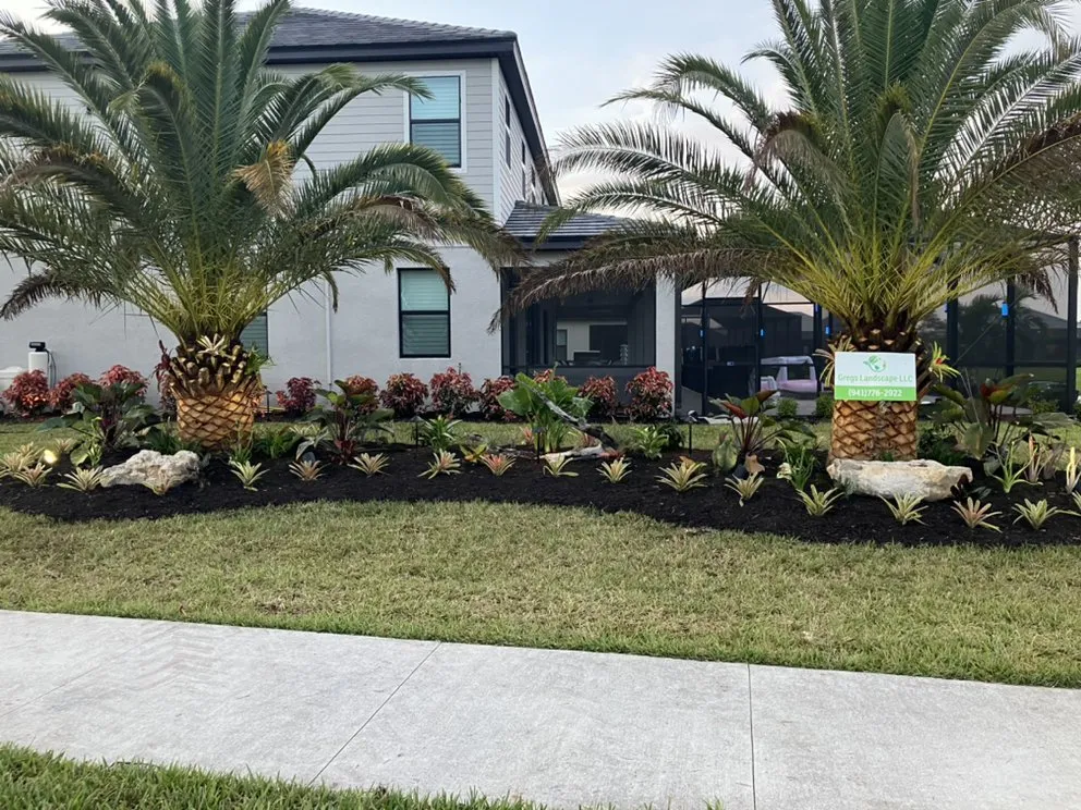 Custom landscaping services for homes in Parrish, FL by Gregs Landscape