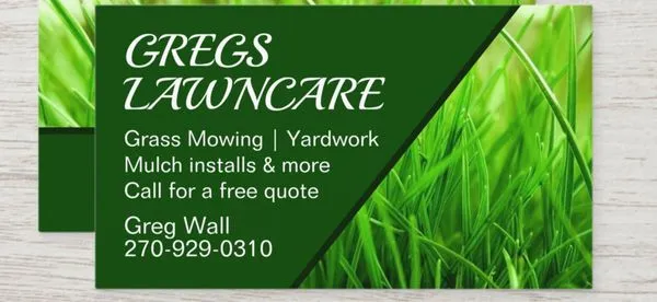 Greg’s Lawn Care Logo