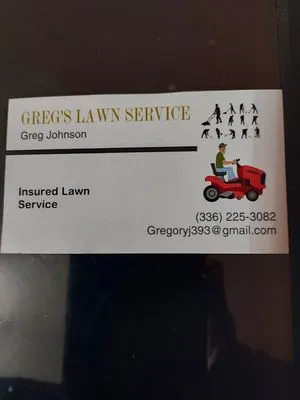 Greg's Lawn Service Logo