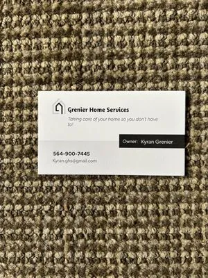 Grenier Home services Logo