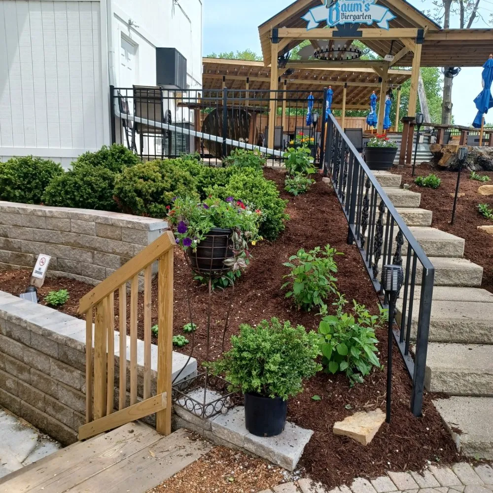 Affordable yard maintenance with custom design across Yorkville, IL - Grenlend Lawn Service