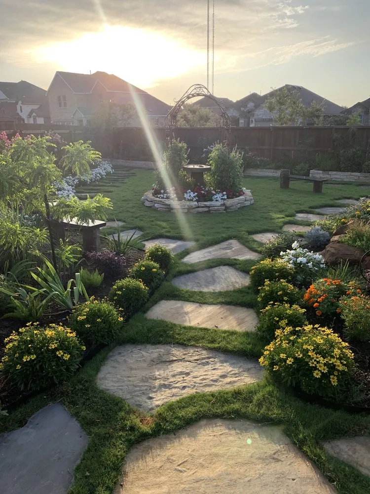 Affordable yard maintenance with custom design in San Antonio, TX by Grenstone Landscaping & Masonry