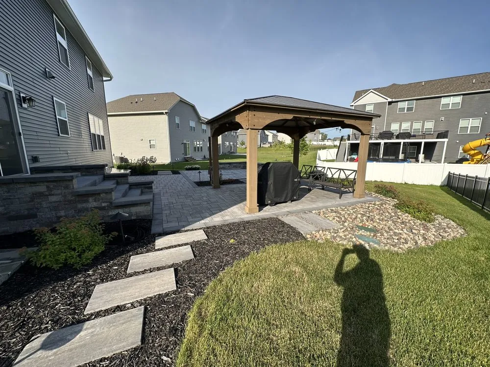 Professional landscaping services with custom design in Saint Paul Park, MN by Grey Cloud Outdoors