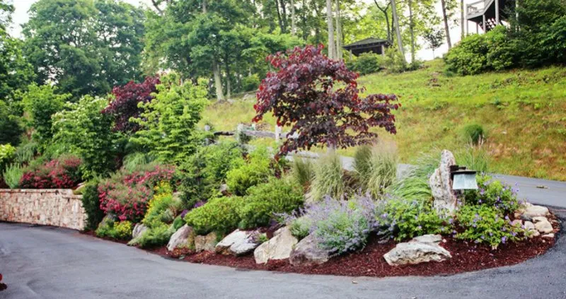 Affordable garden landscaping with custom design across Lake Arrowhead, CA - Grey Wolf Landscaping