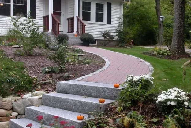 Local outdoor landscaping in North Grafton, MA by Greystone Masonry and Construction