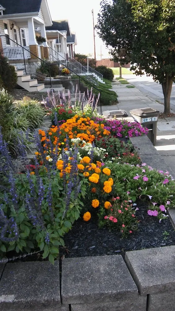 Custom lawn mowing service with custom design across Covington, KY - Gribble Landscaping