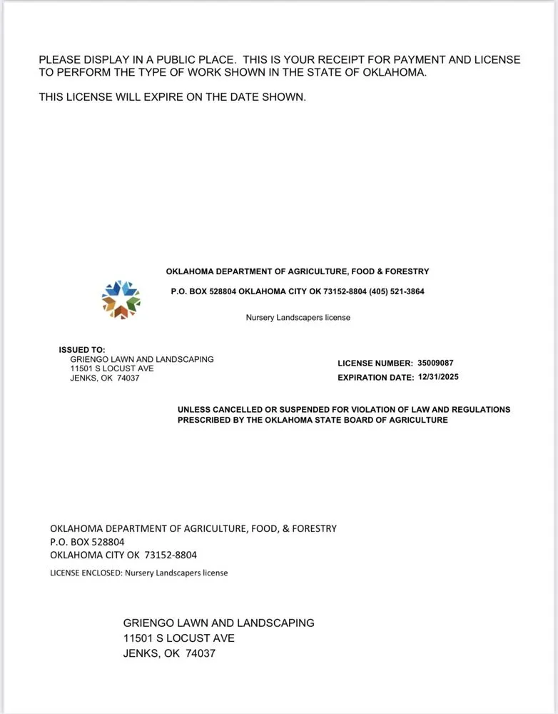 Professional landscaping services in Jenks, OK by GrienGo Lawn and Landscaping