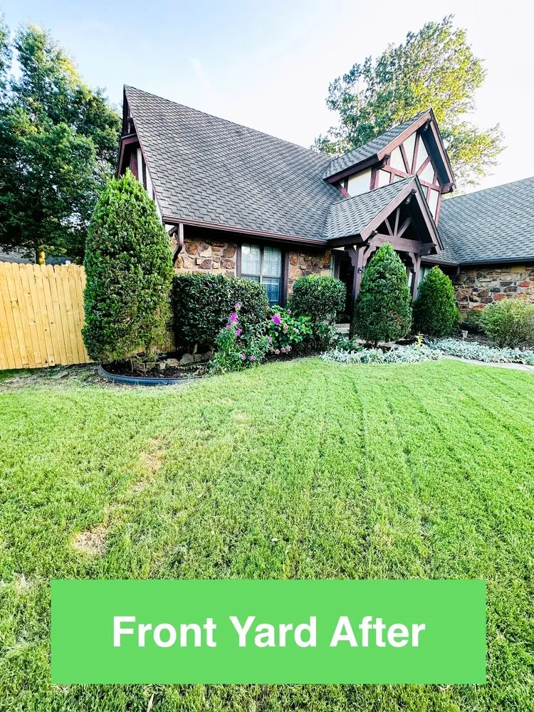 Custom garden landscaping near you across Jenks, OK - GrienGo Lawn and Landscaping