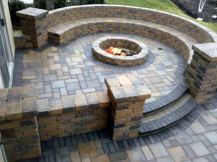 Professional landscape installation in Lake Bluff, IL by Griffin Design Build