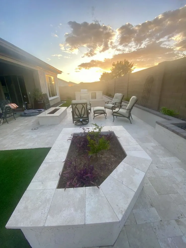 Professional landscaping services for residential properties in Gilbert, AZ by Griffin's Desert Scapes