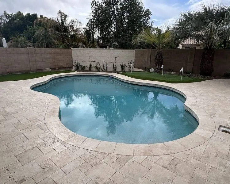 Custom landscaping services with custom design across Gilbert, AZ - Griffin's Desert Scapes