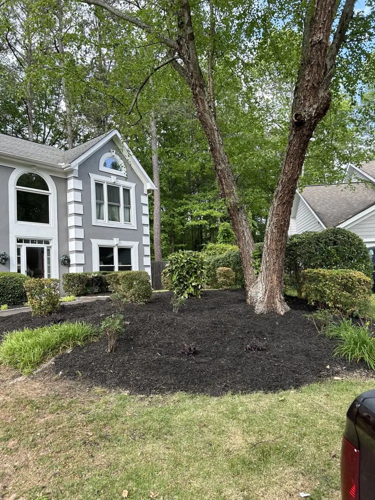 Custom landscaping services for residential properties in Woodstock, GA by Griffin’s Home Services