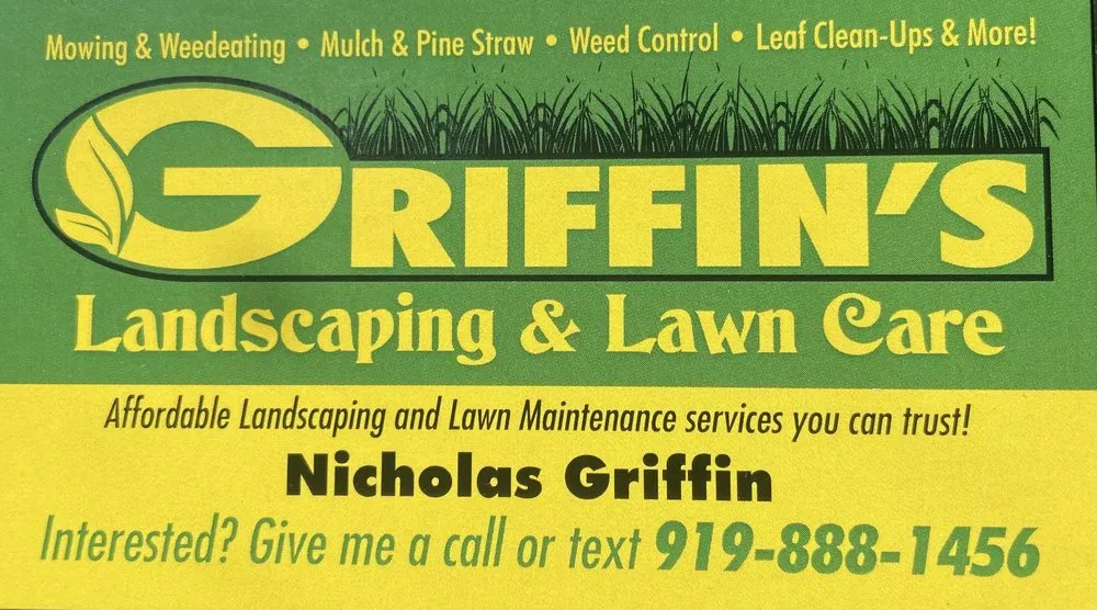 Reliable lawn care service for year-round maintenance in Broadway, NC by Griffin’s Landscaping & Lawn Care