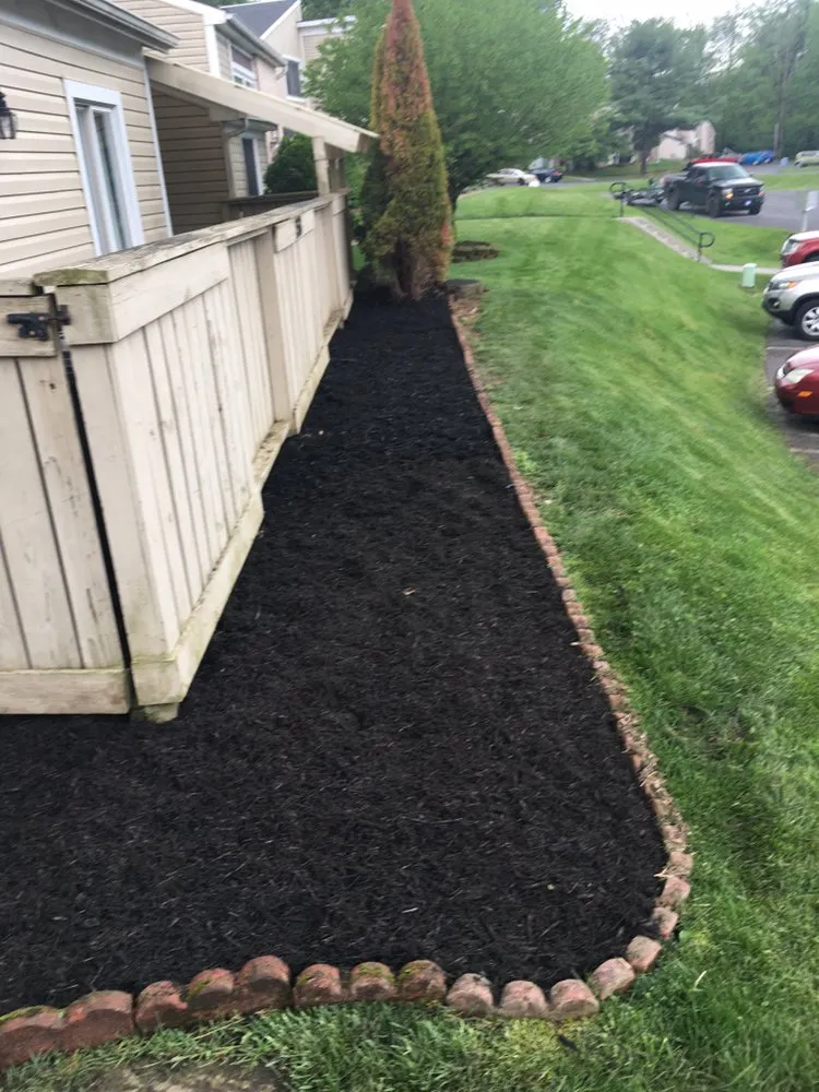 Custom landscape installation for beautiful yards in Hagerstown, MD by Griffins Lawn Care