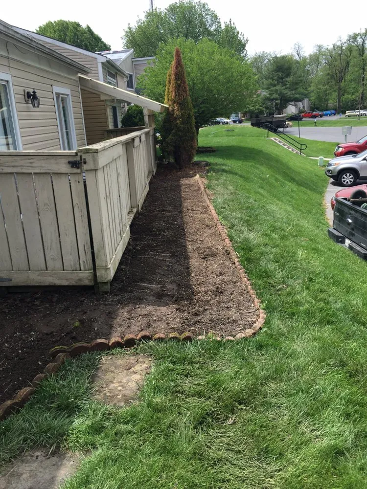 Professional landscape installation for homes in Hagerstown, MD by Griffins Lawn Care
