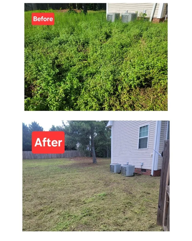 Professional residential landscaping with custom design in Sanford, NC by Griff's Landscaping