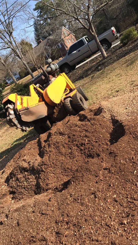 Trusted lawn mowing service for beautiful yards in Greenville, SC by Grind-Time Stump Removal