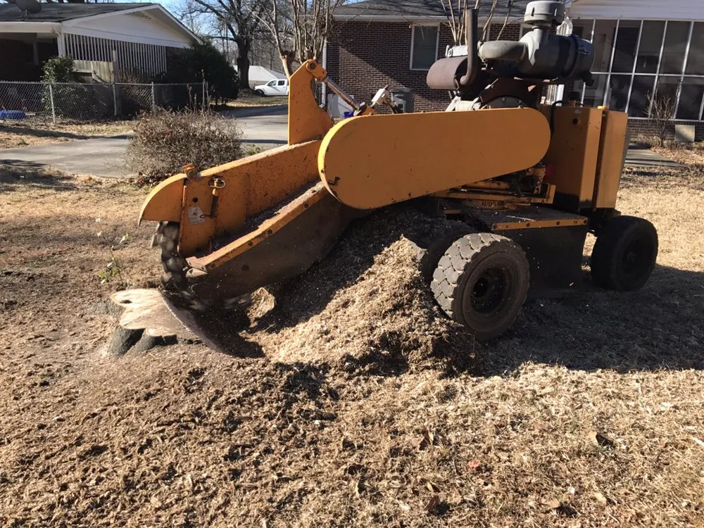Expert residential landscaping for residential properties in Greenville, SC by Grind-Time Stump Removal