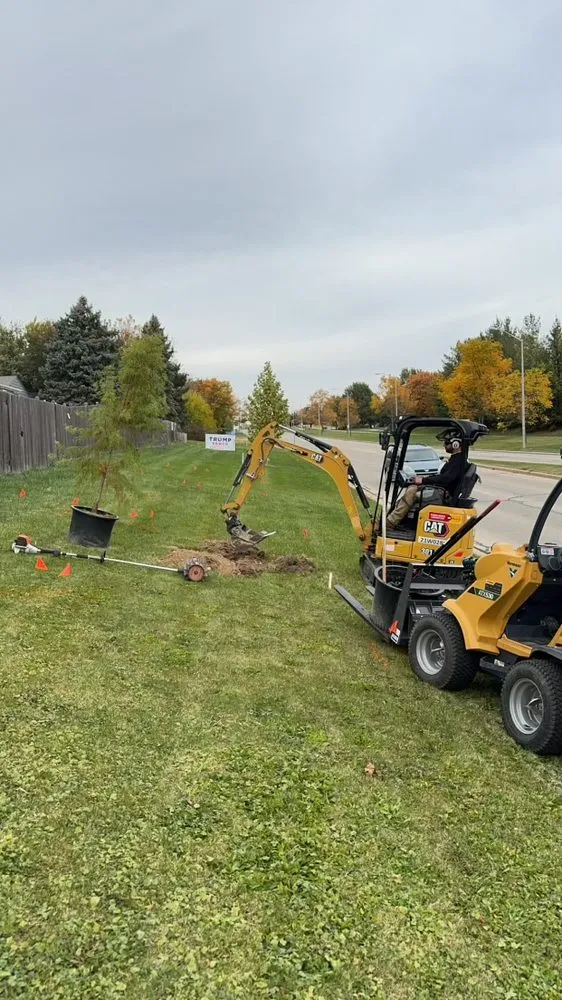 Affordable outdoor landscaping in Lannon, WI by GrindNGo Stumps