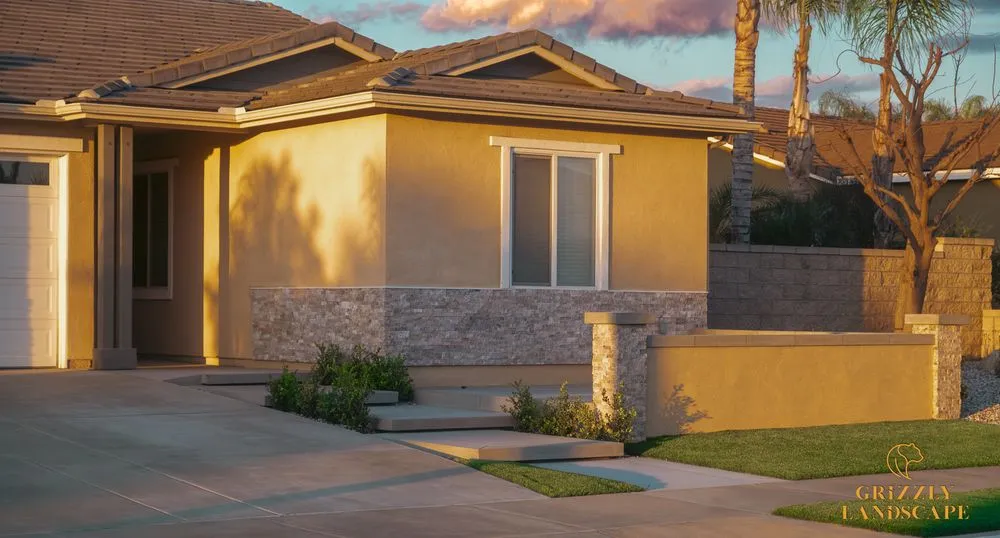 Custom landscaping services with custom design in Lake Elsinore, CA by Grizzly Landscape