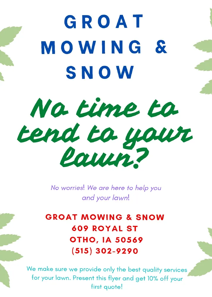 Reliable garden landscaping for outdoor upgrades in Otho, IA by Groat Mowing & Snow