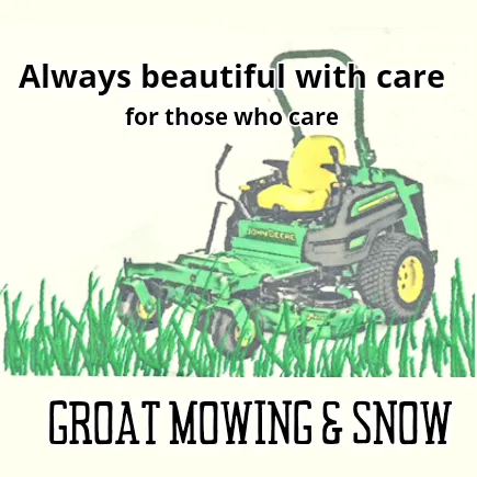 Professional lawn mowing service for residential properties in Otho, IA by Groat Mowing & Snow
