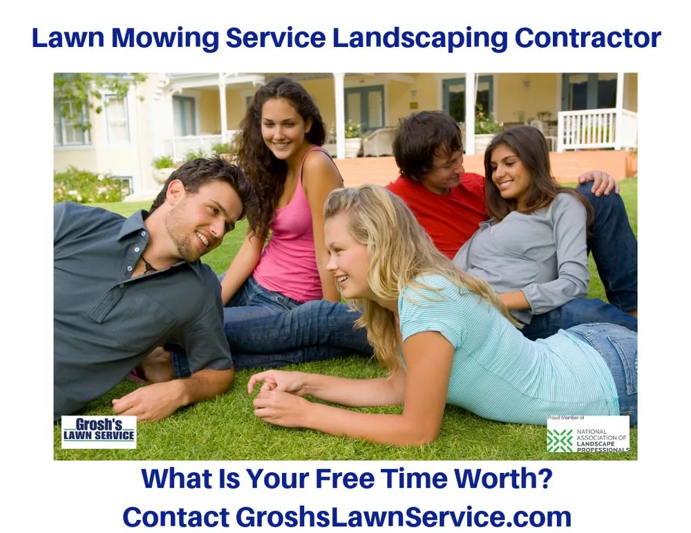 Custom garden landscaping in Clear Spring, MD by Grosh's Lawn Service