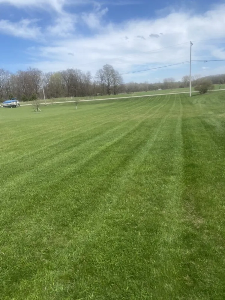 Local garden landscaping with custom design in Midland, MI by Gross Property Management