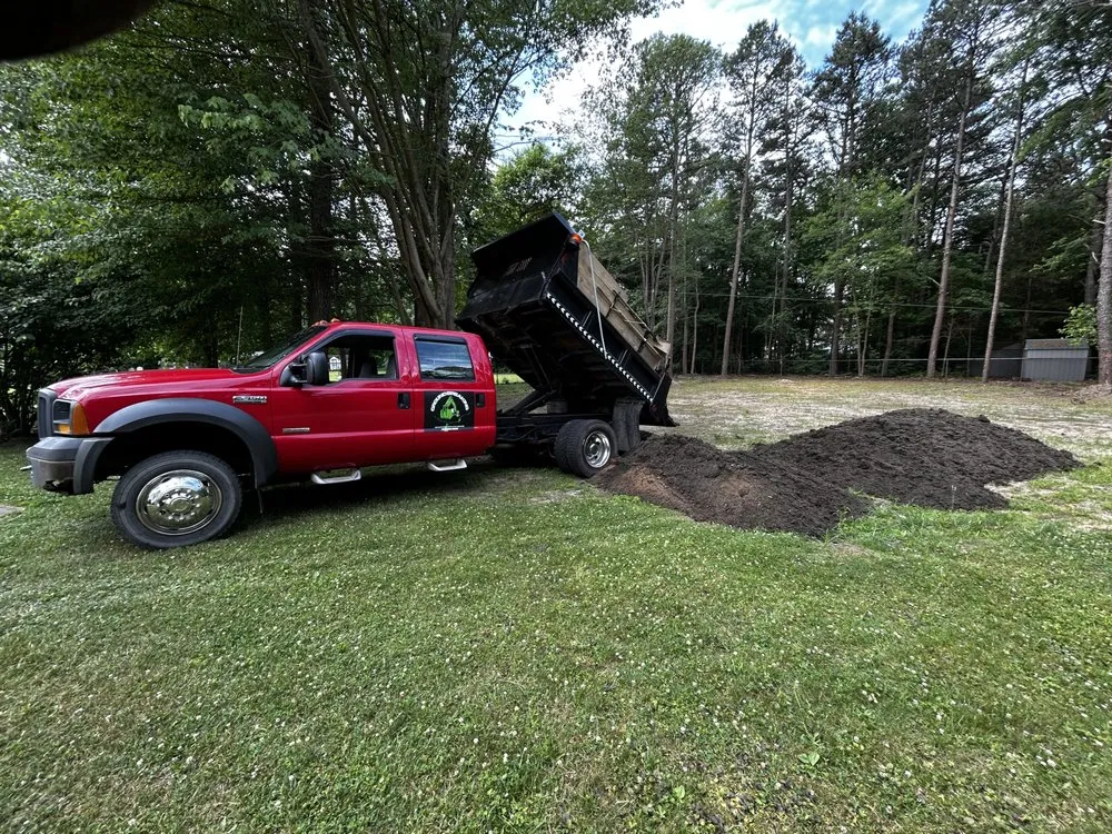 Expert yard cleanup service in Matawan, NJ by Ground Breaking Excavation