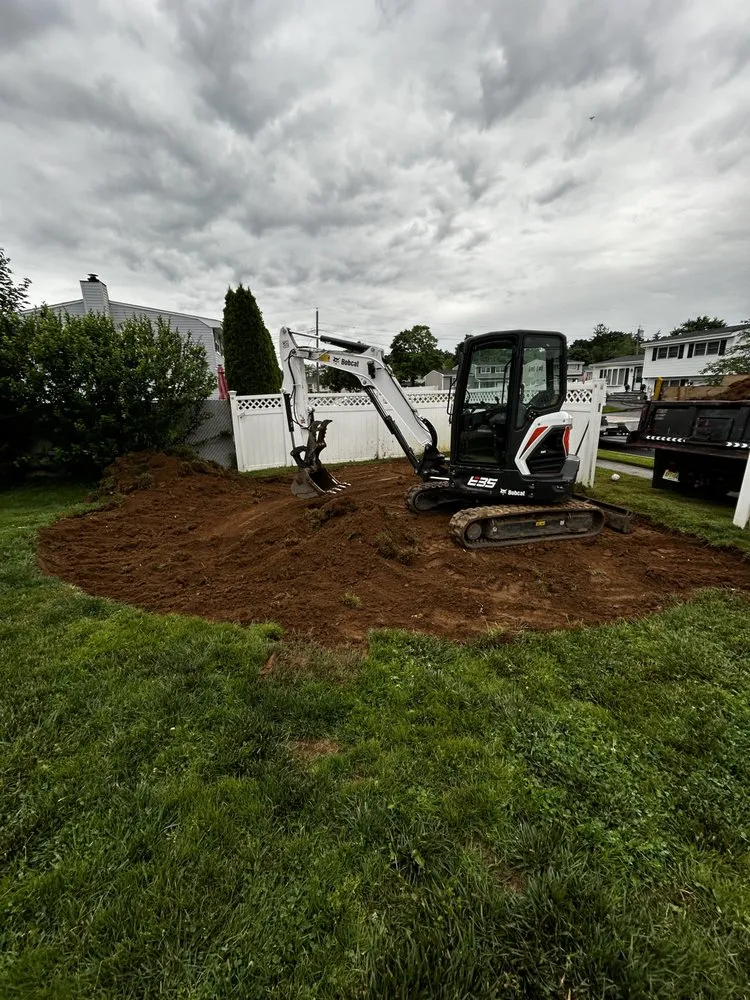 Reliable outdoor landscaping experts serving Matawan, NJ - Ground Breaking Excavation