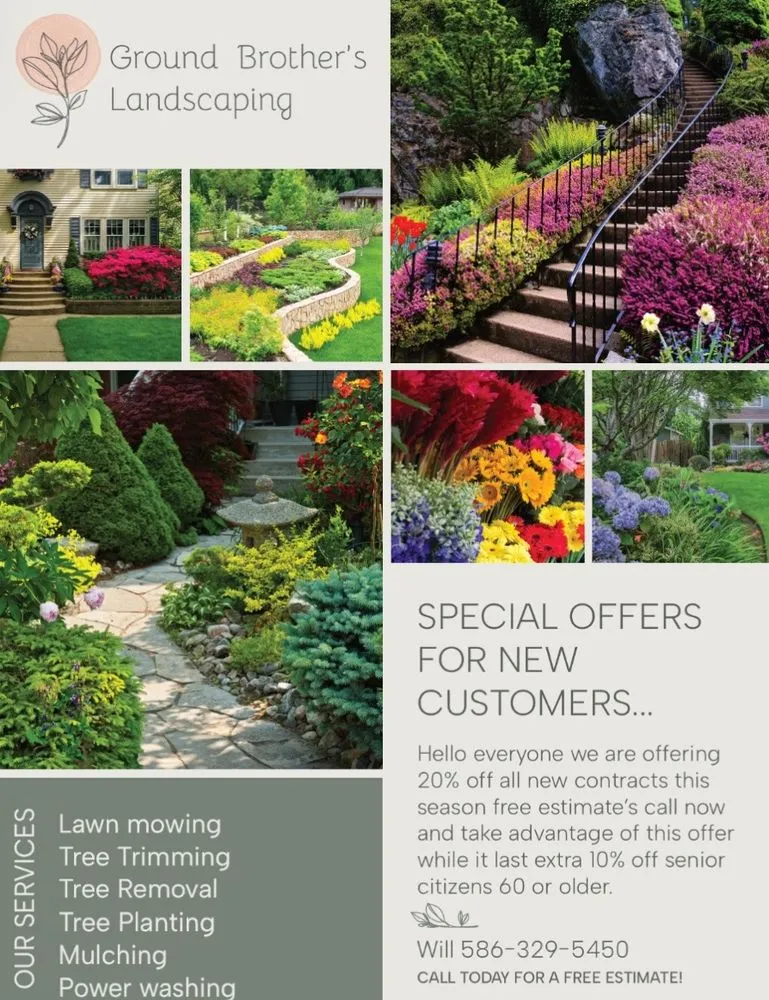 Reliable yard cleanup service in New Baltimore, MI - Ground Brothers Lawn & Tree Removal