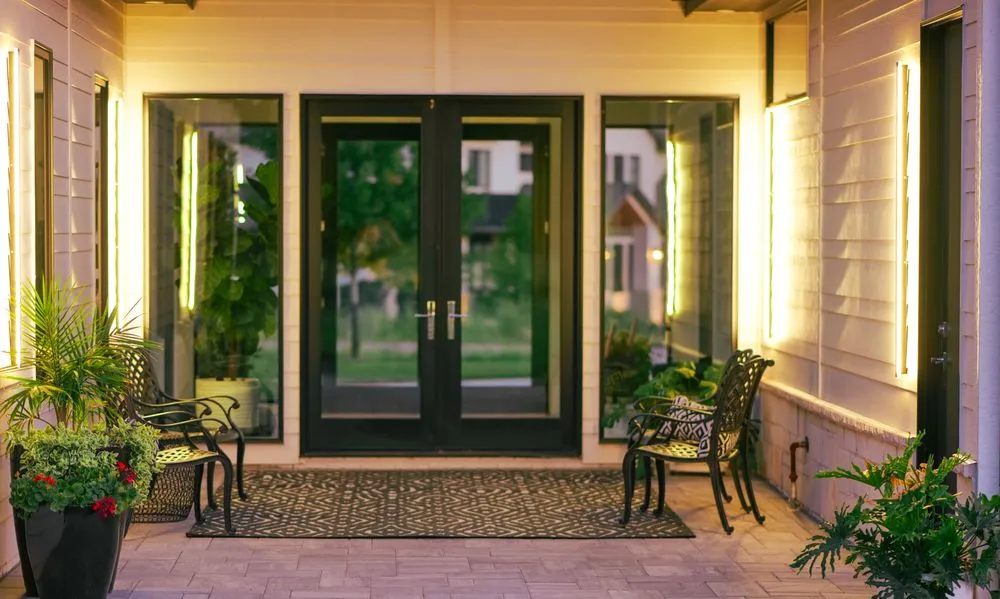 Custom landscaping services with custom design in Waterloo, NE by Ground Builders